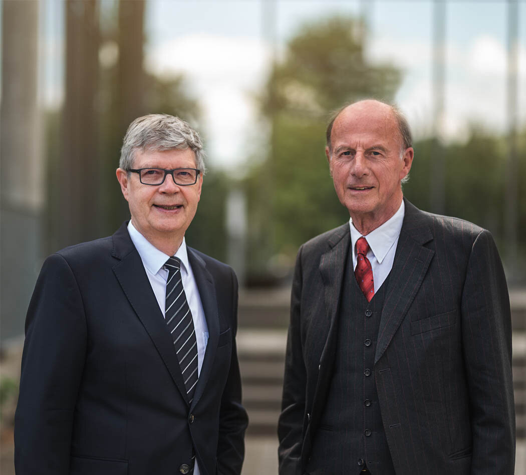 Prof. Dr. Peter Elsner und Rolf-Peter Dröge